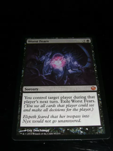 Magic the Gathering: Journey to Nyx - Worst Fears Mythic Card [x1] MTG