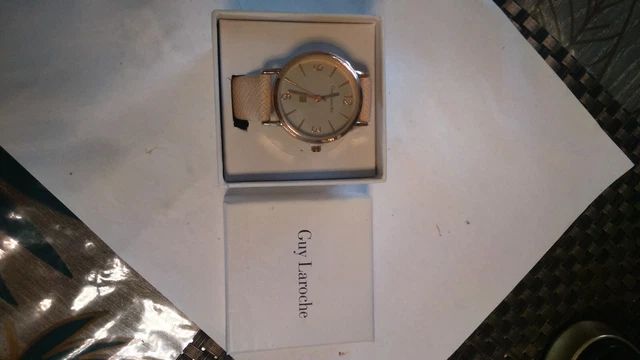 Montre Horizon Parfum Guy Laroche – Mouvement Suisse – Neuf En Boîte – Unisexe Adulte
