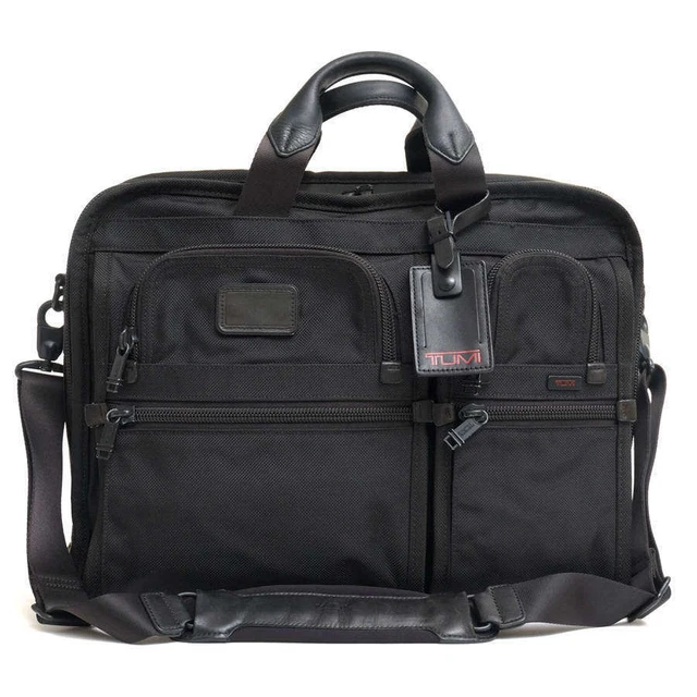Tumi Business Bag 26114D2 Alpha2 Compact Large Screen Laptop Brief Alpha t529