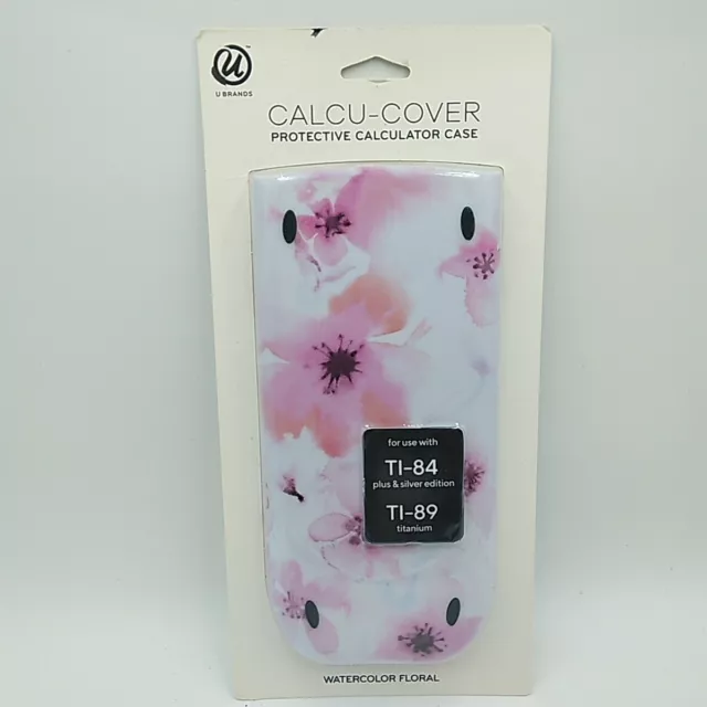 NEW U BRANDS - CALCU-COVER - Protective Calculator Case for TI-84-TI-89 - Floral