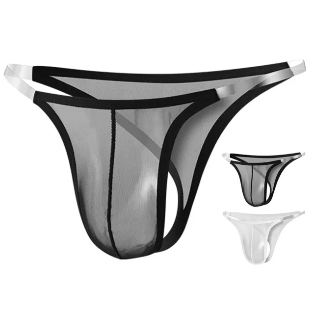 Slip uomo bianco sexy maglia vita bassa biancheria intima lingerie perizoma