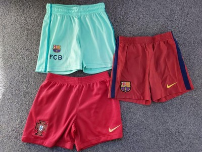 NEXT Pantaloncini Ragazzi 4-5 ANNI Estate a Righe Verde Blu Designer indossata una volta 