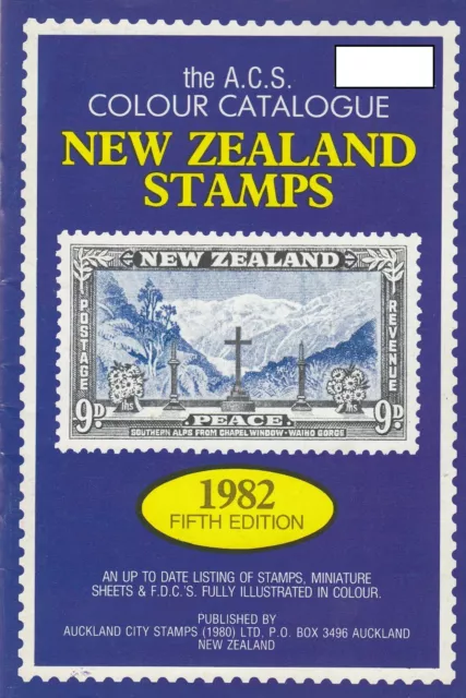 1982 ACS New Zealand Stamp Catalogue [STG-036]