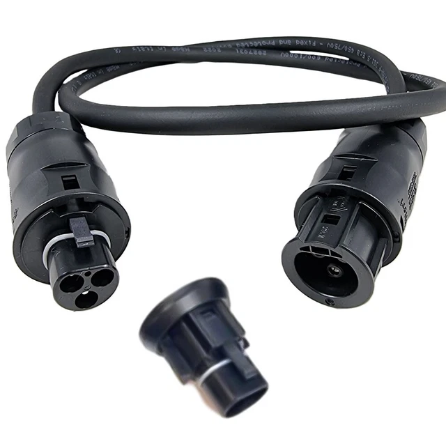 Prise Coupleur BC01 Pour Relier Deux Onduleurs (fiche + Prise Femelle)