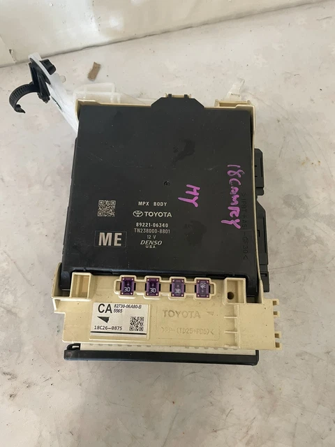 MPX BODY COMPUTER Chassis Module 89221-06340 Fits 2018 Toyota Camry ...