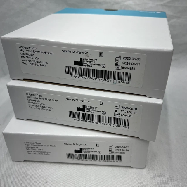 Lote de 3 cajas Coloplast 10502 SenSura Mio Recorte de Click para Ajustar la Barrera de Ostomía, 5ea