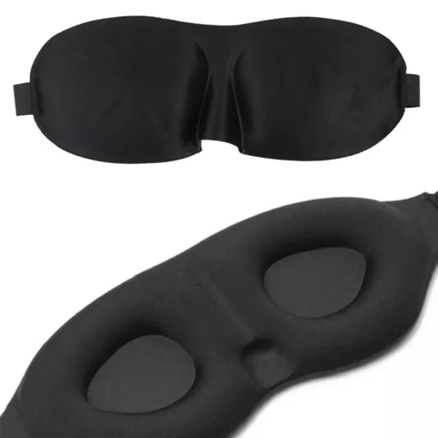 Unisex 3D Sleep Mask Eye Eyeshade Cover Patch Soft Portable Blindfold Travel