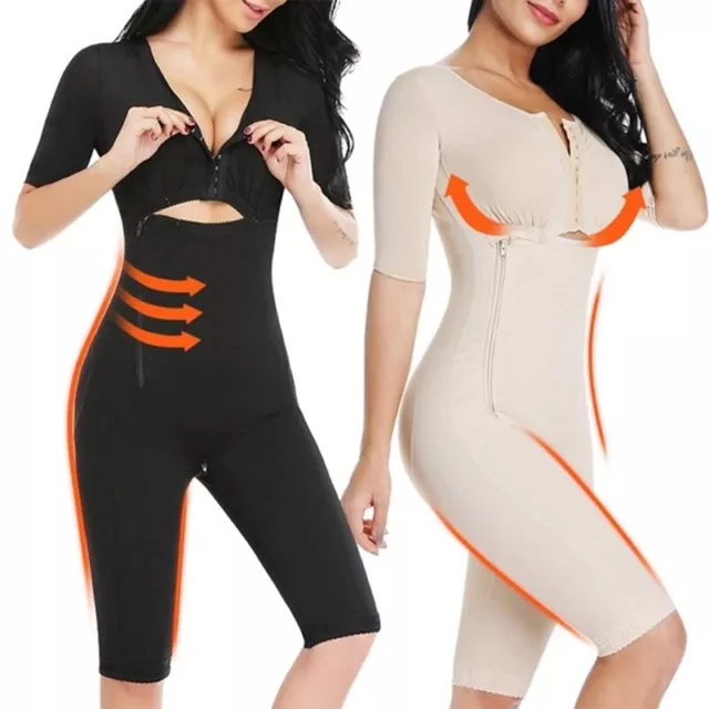 Women's Sauna Suit Full Body Shaper Slimming Weight Loss Yoga Jumpsuit Bodysuit