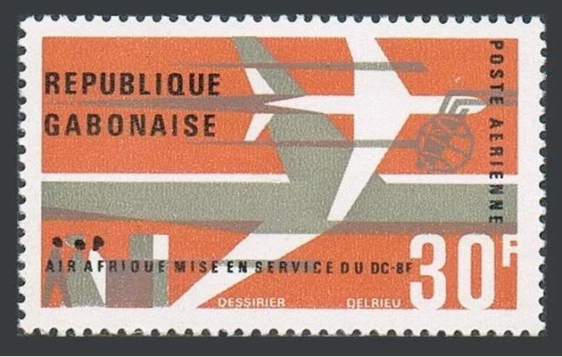 Gabon C47,MNH.Michel 253. Air Afrique 1966.