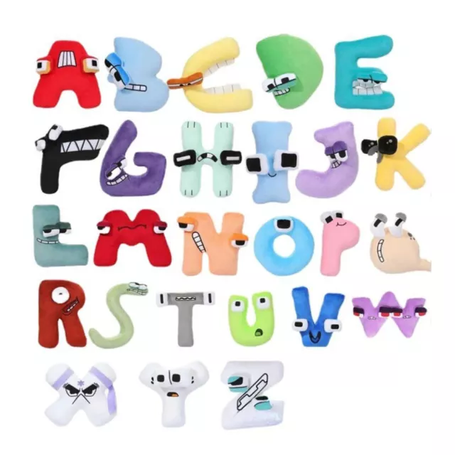 Alphabet Lore Stuffed Animal Plush Doll Alphabetic Letter Educational Toy