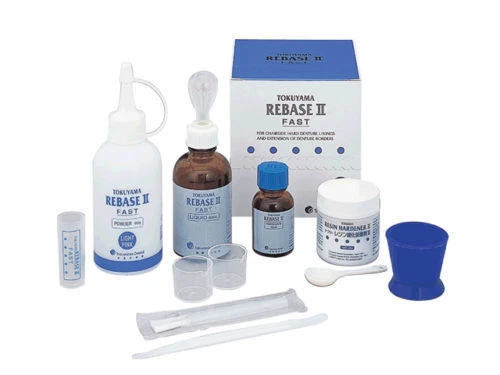 TOKUYAMA REBASE II KIT- Chairside Hard Denture Reline Material Long Expiry