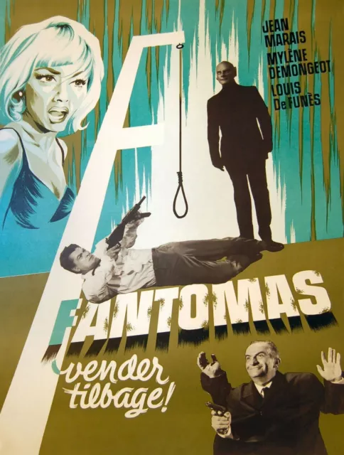 FANTOMAS - Affiche de Cinéma - Poster du Film - Louis de Funès