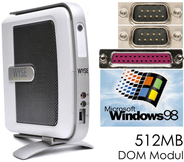 Client Léger Wyse V90L - Windows XP Embedded, DVI, Occasion Fonctionnel