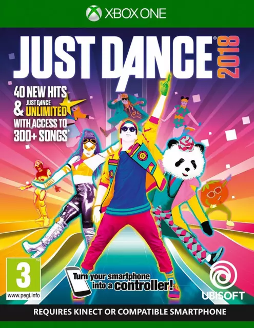 Xbox Uno Kinect Just Dance 2018 Dancing Familia Diversión Excelente Juego