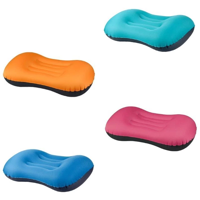 Compressible Outdoor Inflatable Pillow Used on Airplanes Trains Cars Durable