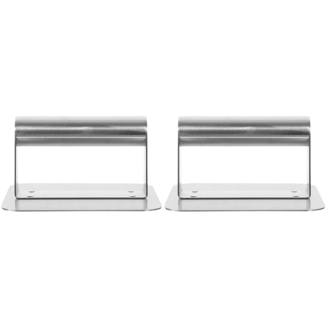 2x Flat Grill patty maker Food Press for Cooking Kitchen