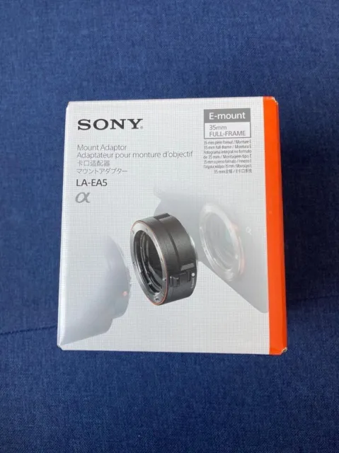 Nuevo adaptador de lente SONY LA-EA5 A-Mount para cámaras de montaje electrónico 35 mm sensor de tamaño completo