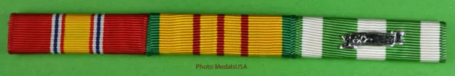 Vietnam War 3 Ribbon Bar Rack - Army, Navy, Air Force, Marine Corps, Coast Guard