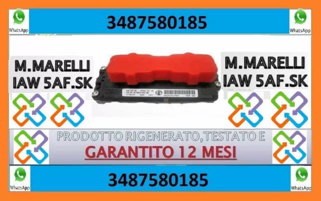 IAW 5AF SK ECU magneti marelli CENTRALINA MOTORE - NO RESO DELLA CARCASSA