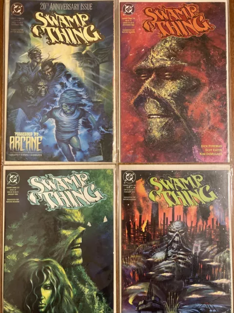 Swamp Thing #125-128 Comic DC Vertigo 1992 #125 126 127 128 Lot Of 4 Bagged Book