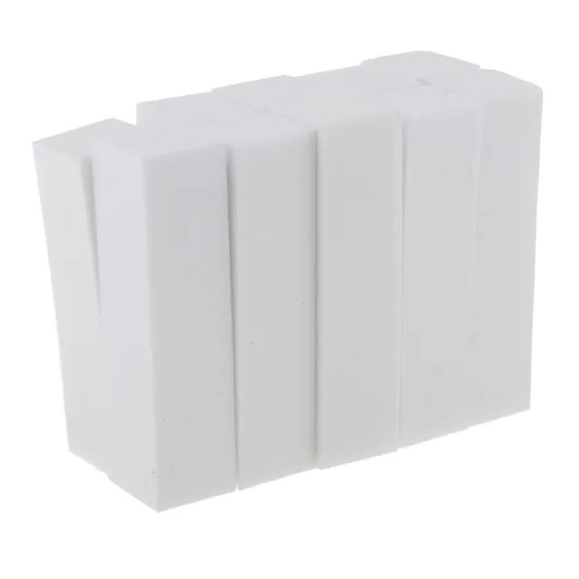 10Pcs 4-Way Nail Polish Sponge Buffer Block Acrylic UV Gel Nails Polisher Files