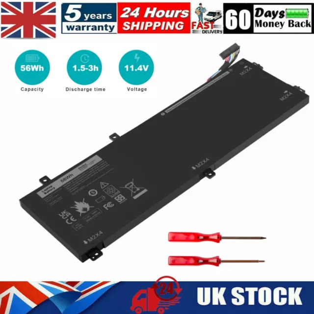 FOR DELL XPS 15 9550 9560 9570 7590 PRECISION 15 5510 5520 5530 BATTERY  H5H20 £26.99 - PicClick UK