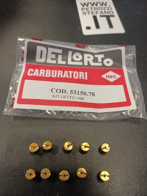 Dell'Orto Getti ORIGINALI M5 da 100 a 122 Carburatore SHA Piaggio Moped Vespa