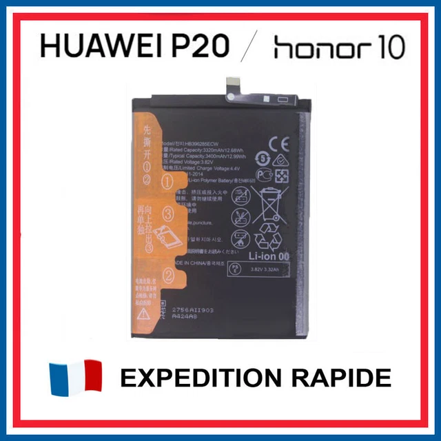 Battery HB396285ECW Compatible With Huawei Honor 10, P20, (Li-Polymer, 3.82 V, 3400 MAh, Original (PRC)) - All Spares - Foto 6