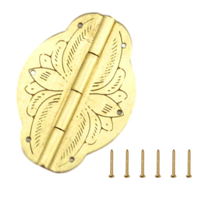 Loquet Magnétique Plaqué Laiton - 43x13,5x13 Mm, Fixation Facile - Pour Portes De Placard, Armoire, Fermeture Sécurisée - 12