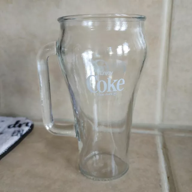 Vintage Enjoy Coke Drinking Glass With Handle Canada