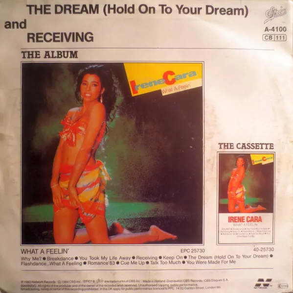 Irene Cara - The Dream (7", Single) (Very Good Plus (VG+)) - 1356296074 2