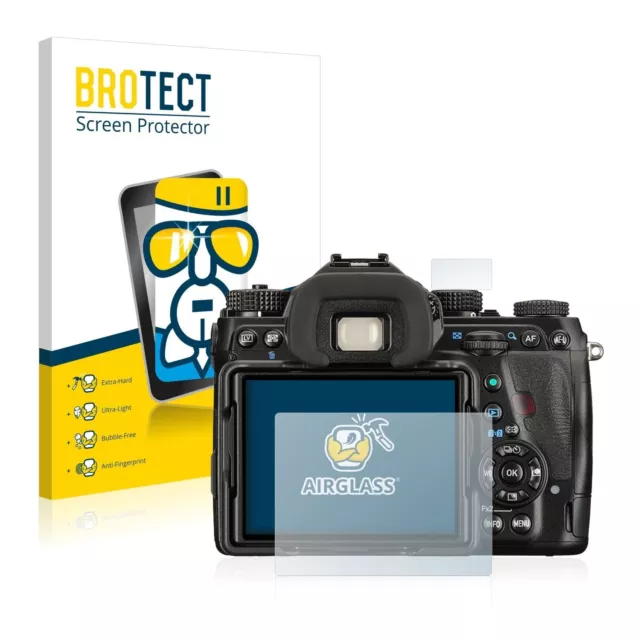 Pentax K-1 , BROTECT® AirGlass® Premium Glass Screen Protector Extra-Hard