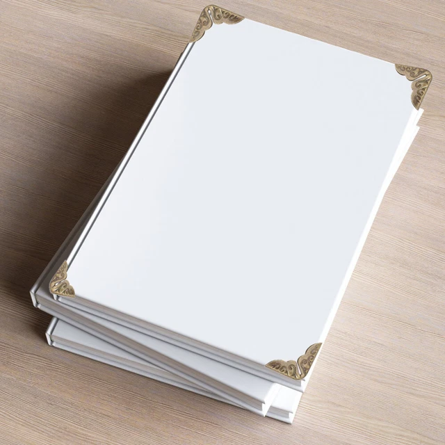 100pcs Vintage Antike Metall Notebook Ecke Abdeckungen 6