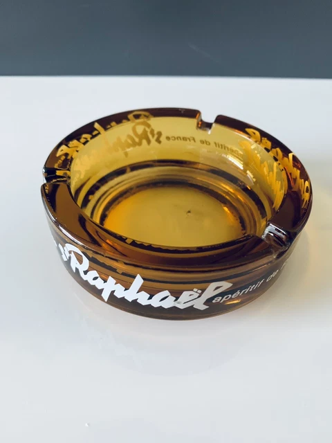 Gros Cendrier Publicitaire Vintage En Verre Citron Bigallet - Ancien, De Bistrot