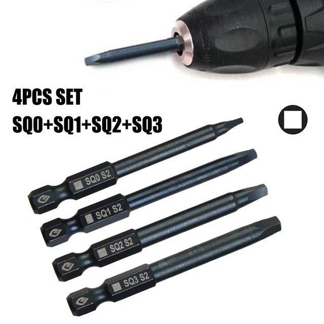 Carico pesante e coppia alta acciaio Sq cacciavite set bit con 65 mm