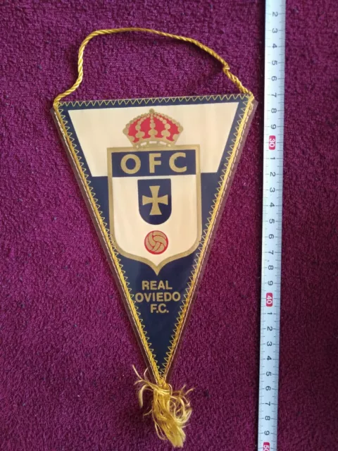 Antigua bandera de futbol : REAL OVIEDO FC