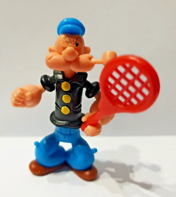 U-Ei Componibili Kinder Steckiguren Popeye - Braccio Di Ferro Racchetta Rossa
