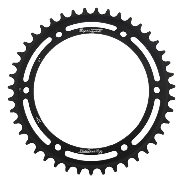 New Supersprox Rear Steel Sprocket Black 43T For Triumph Speed Triple 955i 99-04