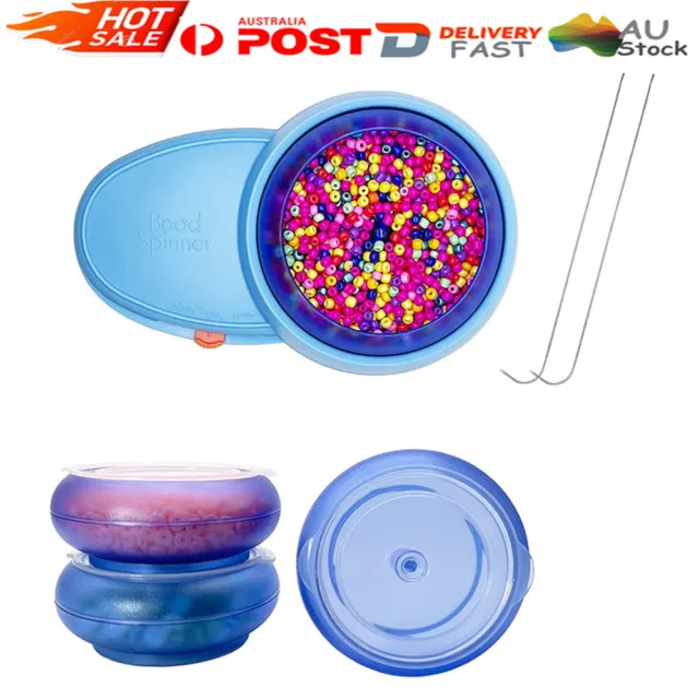 ELECTRIC BEAD SPINNER for Jewelry Making, Bead Spinner Bowl with Needle Thr  L3Z8 $34.99 - PicClick AU