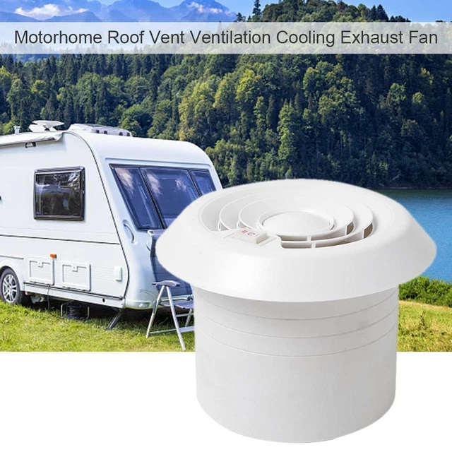 12V RV Caravan Motorhome Side Air Trailer Vent Ventilation Cooling Exhaust Fan