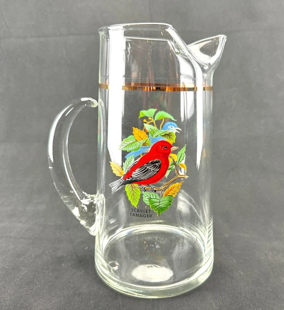 VINTAGE WEST VIRGINIA Specialty Glass Company American Songbirds Large