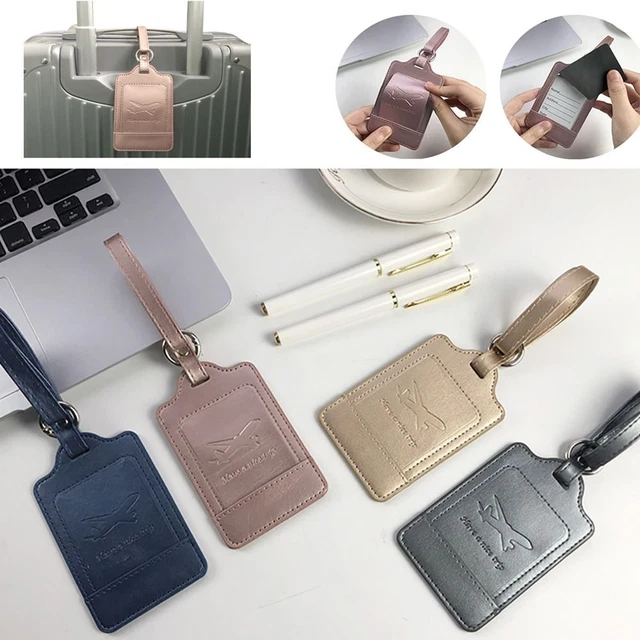 PASS BAG TAG Suitcase Tags Name ID Card Label Baggage Address Luggage
