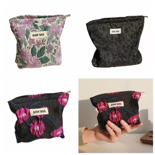 Borsa per trucco donna grande capacità borsa portatile a pochette regalo borsa toilette donna