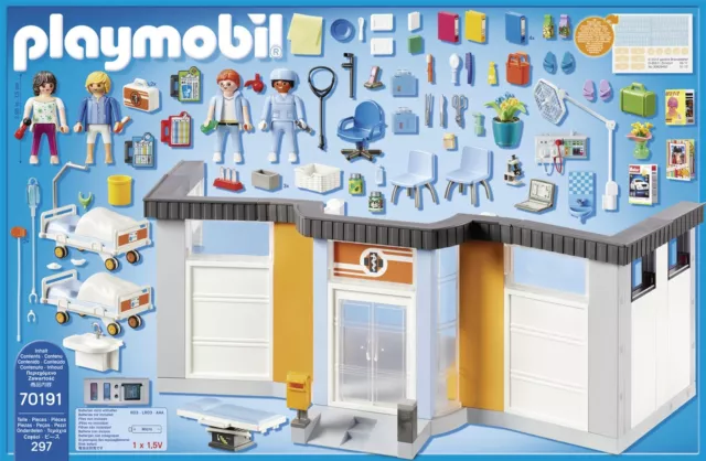 6657 Playmobil Hôpital pédiatrique aménagé 0116 - Playmobil - Achat & prix