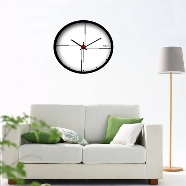 Horloge murale créative grande horloge murale muette horloge de salon moderne 2