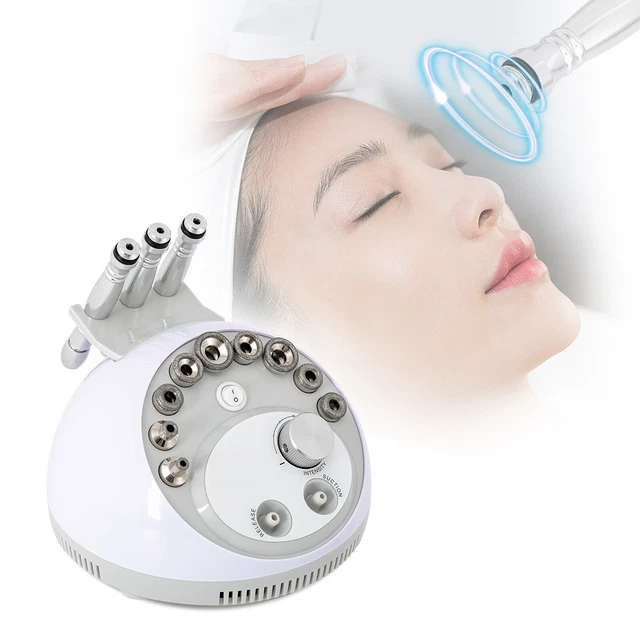 Macchina per dermoabrasione diamantata 3 in 1 microdermoabrasione dispositivo per la cura del viso