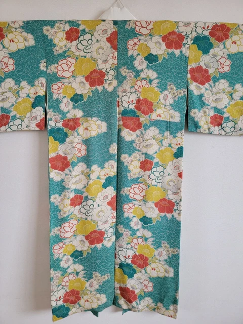 Japanese Silk Kimono   juban ,gown, Dressing,Lingerie, Nightwear,ま