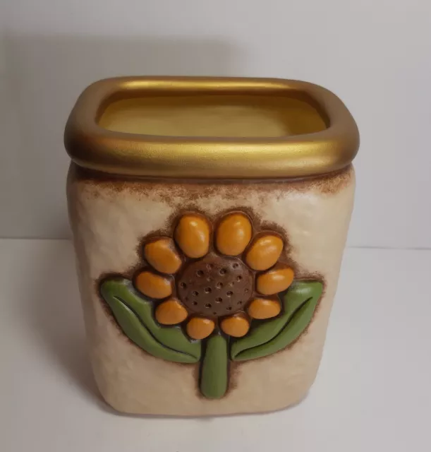 THUN Vaso con Girasole Raro Fuori Produzione cm 20 3