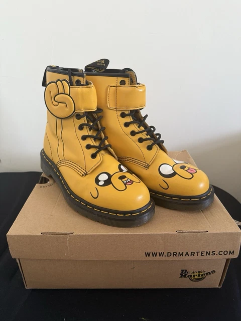Bottes Dr Martens 1460 X Adventure Time Jake - Édition Limitée - Taille UK 2