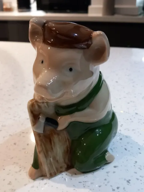 Wade Porcelain Figurine Three Little Pigs, House of Wood 1995 Limited Edition